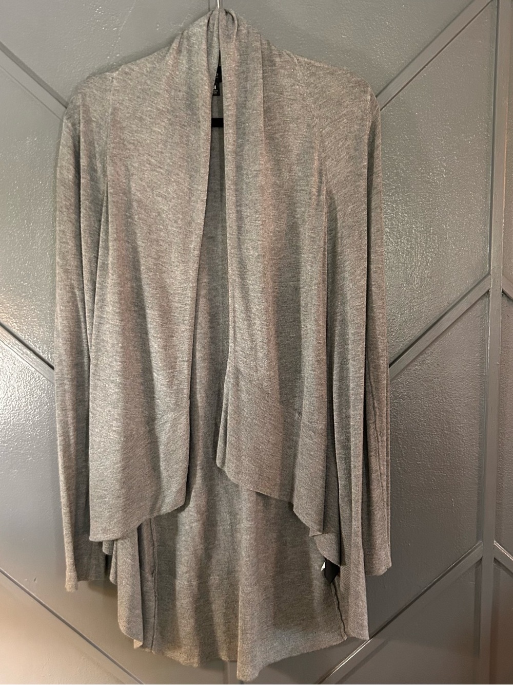 Mossimo Women’s Light Gray Open-Front Cardigan Sweater
